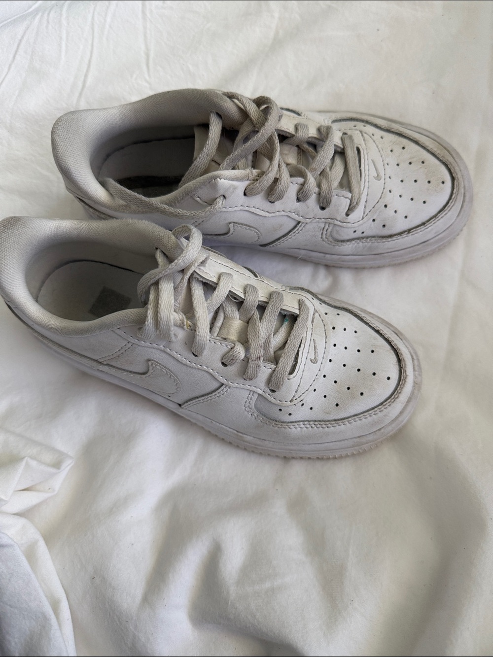 Nike Kids White Low-Top Sneakers